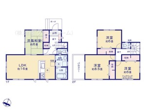 見沼区蓮沼第3_3号棟_間取図_0380657